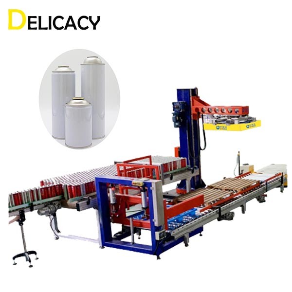 Quality 380Volt 50HZ Aerosol Can Making Machine , Full Auto Empty Can Palletizer wholesale