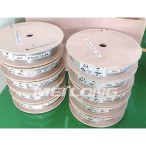 China Seamless Redrawn Capillary Coiled Tubing SS316L 1 8 Capillary Tube on sale