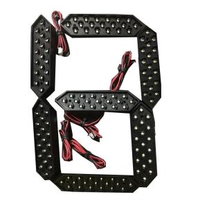 Cheap Upgrade Your Shopping Mall with Remote Control 6 Inch 7 Segment Display LED Multi-Color Digital Poster for sale