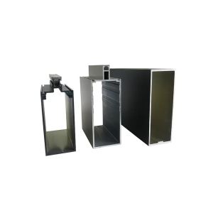 Cheap ISO9001 Aluminum Curtain Wall System Aluminium Profile Section for sale