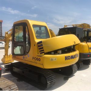 6TON Operating Weight Hydraulic Excavator Crawler Original Komatsu PC60 Used