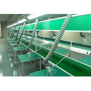 Adaptable Assembly Line Belt Conveyor For Changing Production Demands