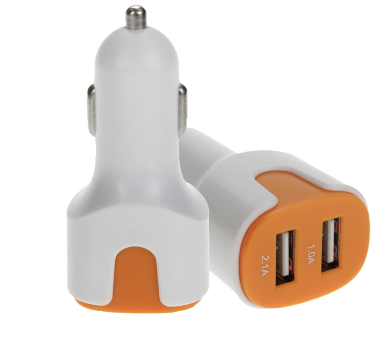 Dual USB led luminous car charger new fast USB car charger adapter quick charge USB3.0