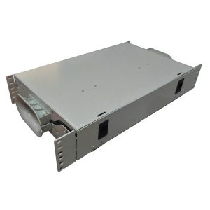 ODF 2U 19 Inch FTTB Fiber Optic distribution box 48 Core SC Adapter