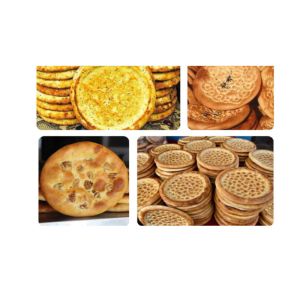 MS Multifunctional Automatic Naan Cake Pizza Crust Equipment Cake Press Molding