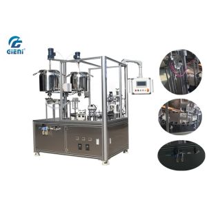 Cheap Piston Type Mascara Filling And Capping Machine AC220V With Lifting System for sale