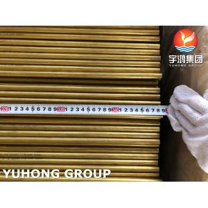 Astm B111 O61 Copper Alloy Tube C44300 C68700 Brass Tube For Heat Exchanger