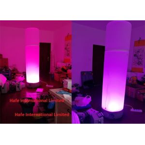 High Illuminate Inflatable LED Lamp Decoration Tower 200W RGB Colorful In Dance