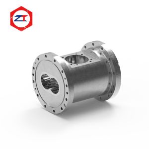 China Gap Between Screw And Barrel Stainless Steel Barrel Cylinder For food Twin Screw Extruder Center Distance 120 on sale
