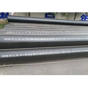 China Black Painted ASTM A500 GRB Pipeline ERW Welded Pipe on sale