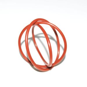 20 Shore Orange O Rings EPDM Elastic Rubber Ring Colorful Customize