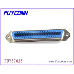 Centronic Solder Pins Female DDK Ribbon Cable Connector With nuts