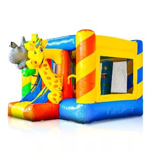 Customized Size Inflatable Santa Claus Castle Night Club Bounce House for 14