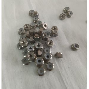 Gr2 Gr5 Gr7 Titanium Nuts M4 M5 M6 M8 Hex Nylon Lock For Bicycle Motorcycle Car