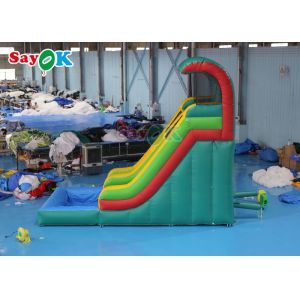 Wet Dry Inflatable Slide Anti Ruptured Commercial Inflatable Water Slide Pool