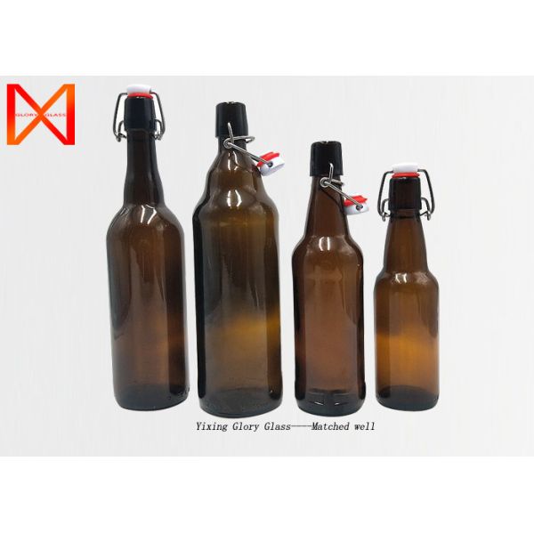 Quality Complete Seal Glass Beer Bottles Keeps Contents Fresh Tasting Dishwasher Safe wholesale
