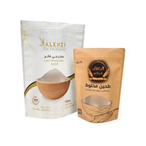 Custom Digital Printing Plastic Resealable Sugar Food Storage Packaging Bag With