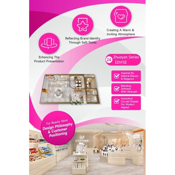 24-ZhYS Beauty Store Design With Zhuoyan Series
