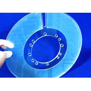 Cheap 40/60 Customized Cnc Machining Fused Quartz Plate With Hole for sale