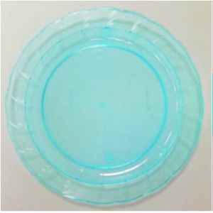 7.25 Inch Ps Plate With Rim Custom Hot Sale Edible Dinner Party Candy Color