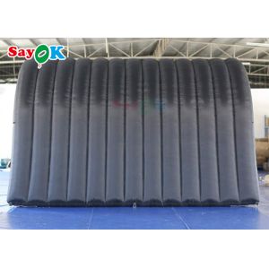 Black Inflatable Tunnel Tent Multi Function For Activities Exhibitions