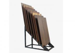 Cheap Steel Header Bamboo Flooring Display Racks , Modern Metal Display Unit for sale