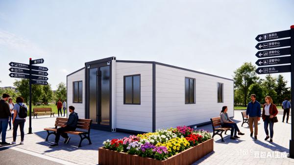 Waterproof Prefab Folding House with Internal Dimensions L8540*W6060*H2240mm and
