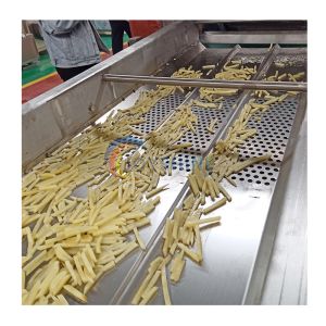 Potato Production Line For Dairy Products Fully Automatic Finger Chips Making