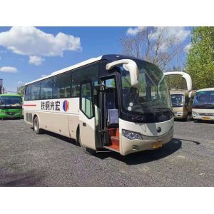 45 Seats Used Yutong ZK6999 Bus Used Coach Bus 2012 Year Rear Engine Steering LHD Diesel Engines