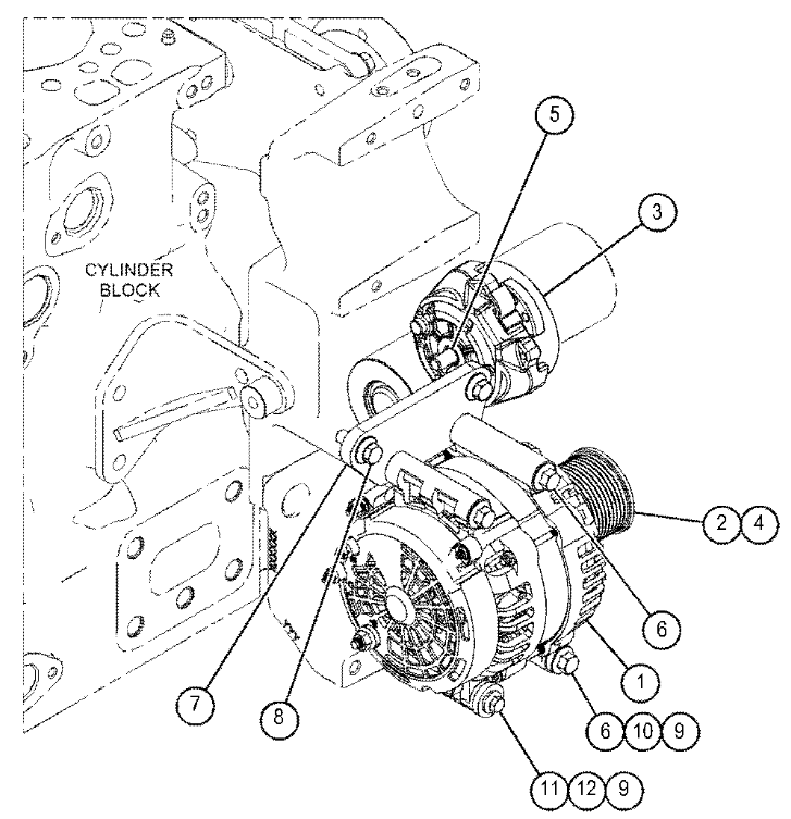 348-5434 3485434 Idler Pulley Excavator Engine Parts For E320D2GC E336E E349E C9.3