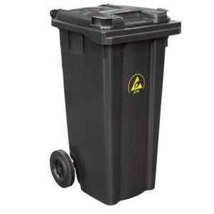 120L Antistatic ESD Plastic Garbage Bin Waste Container For Electronic Factory