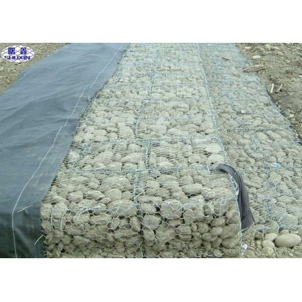 Quality  Gabion Wall Cages , Rock Basket Retaining Wall Eco - Friendly wholesale