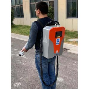 China 50w Pulsed Backpack Laser Cleaning Machine For Metal Rust Removal on sale