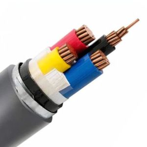 XLPE & PVC Insulated 4-Core Steel Wire Armoured Low Voltage Cable 6mm OD Copper