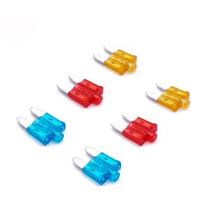 China 5A 10A 15A 20A 30A 35A 40A Medium Mini Led Fuse Automotive Automobile Car Auto Fuse with Light Led Car Blade Fuse on sale
