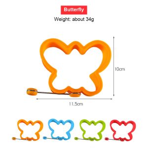 Odorless BPA Free Multiform Silicone Fried Egg Mold