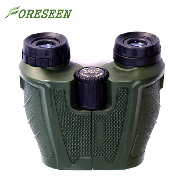 Outdoor Military 10X25 Powerful Compact Binoculars Spiral Eyecup For Night