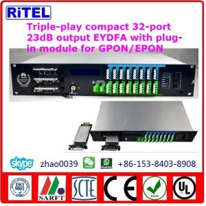 32*23dBm compact  FTTx EPON&GPON PON EDFA(EYDFA)-32xx Plug-In Module design for HUAWEI