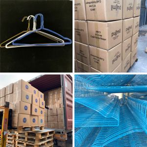 No Toxic Wire Suit Hanger White Color Modern Type Environmental Friendly