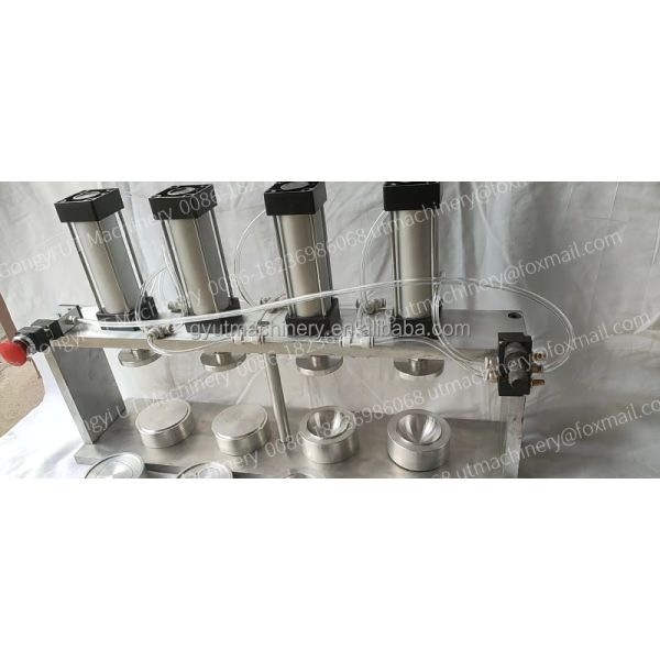 Professional Pneumatic Handmade Bath Bomb Making Machine with 20-60MM Roller Diameter