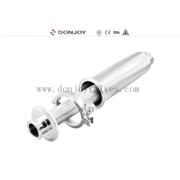 DONJOY 100 Mesh Stainless Steel Sanitary Strainer 2" Filter Straight Type Quick