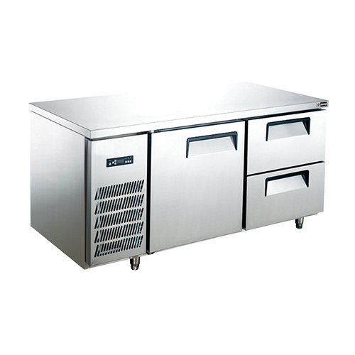 1 + 2 Drawers Under Counter Chiller Under Bench Freezers For Restaurant Salad