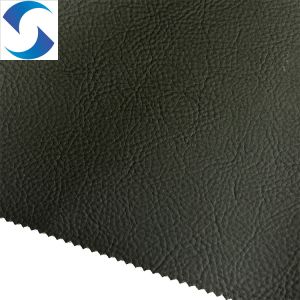 Comfortable and Soft PVC Leather Fabric from 100% Polyester imitation cotton