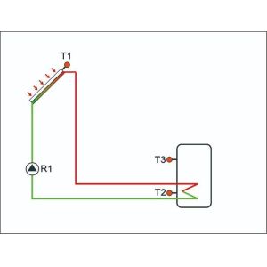 Intelligent Solar Water Heater Sr208c WiFi Solar Collector Controller for Japan