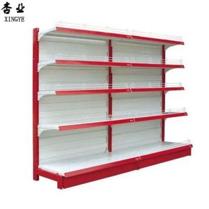Factory customized color size metal heavy duty minimarket shelves wall shelves