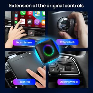 Cpc200 Tbox Ambient Usb Ai SDM660 Wireless Adapter Carplay Tv Box 4G 64Gb Up To