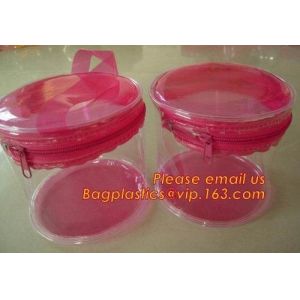 high quality custom waterproof bag pvc Zip lockk bag custom pvc pouch, washed