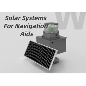 IP68 Solar Powered Systems Anti UV For Navigation Aids