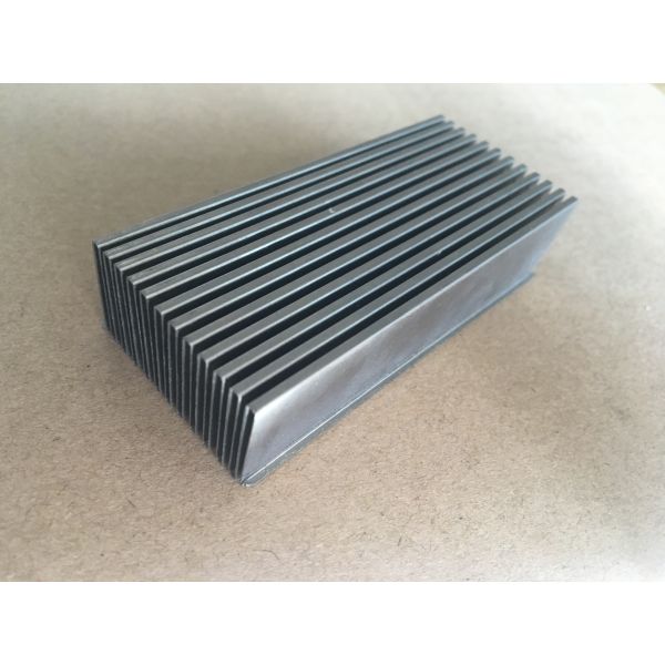 Quality Aluminum Anodized Customized Bonded Folded Fin Chip Heat Sink wholesale