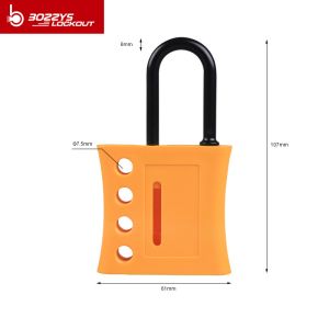 BOSHI High Quality Multifunction Yellow Insulation Nylon Hasp Lockout